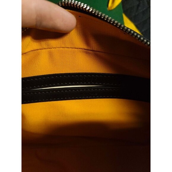 Goyard Cap Vert PM Crossbody Bag – Black Goyardine Canvas with Leather Trim - Picture 7 of 8